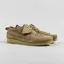 Clarks Originals Weaver Weft Shoes Light Tan Suede