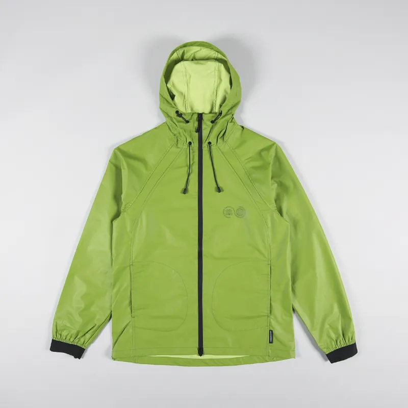 Carrier Goods PMO Waxed Elements Full Zip Jacket Lima Bean Green