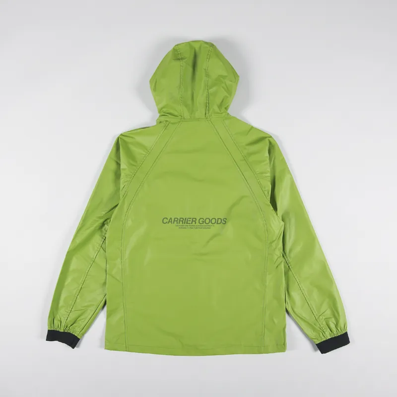 Carrier Goods PMO Waxed Elements Full Zip Jacket Lima Bean Green
