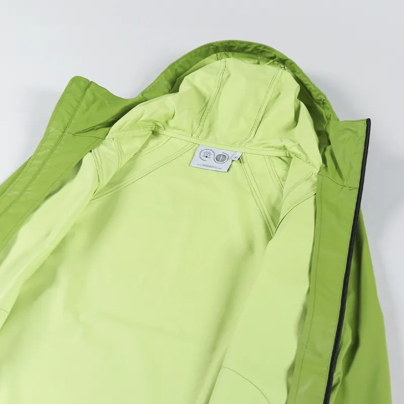 Carrier Goods PMO Waxed Elements Full Zip Jacket Lima Bean Green