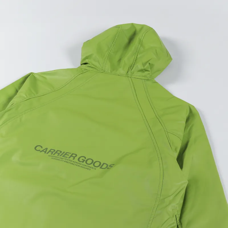 Carrier Goods PMO Waxed Elements Full Zip Jacket Lima Bean Green