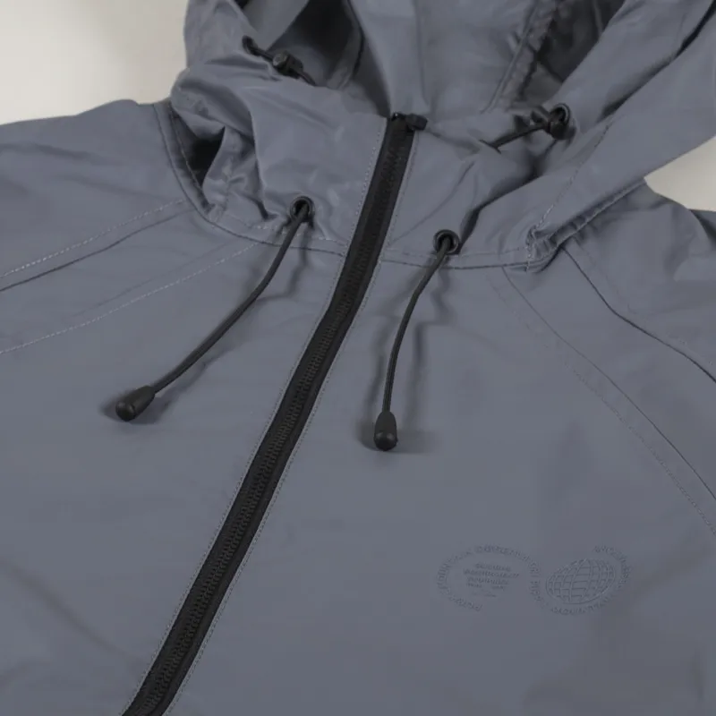 Purple Mountain Observatory Waxed Elements Waterproof Jacket Folkstone Grey-3