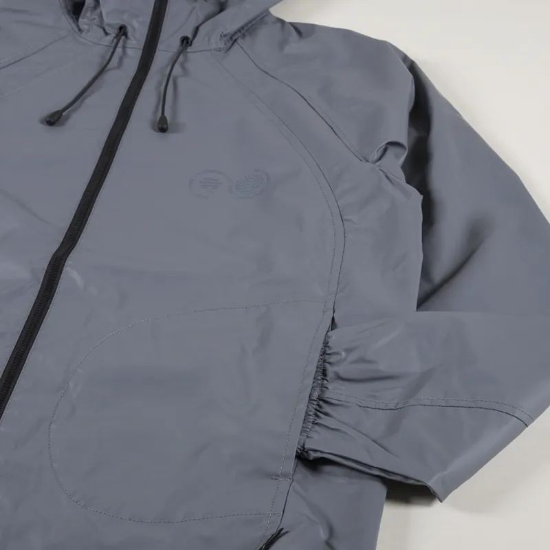 Purple Mountain Observatory Waxed Elements Waterproof Jacket Folkstone Grey-4