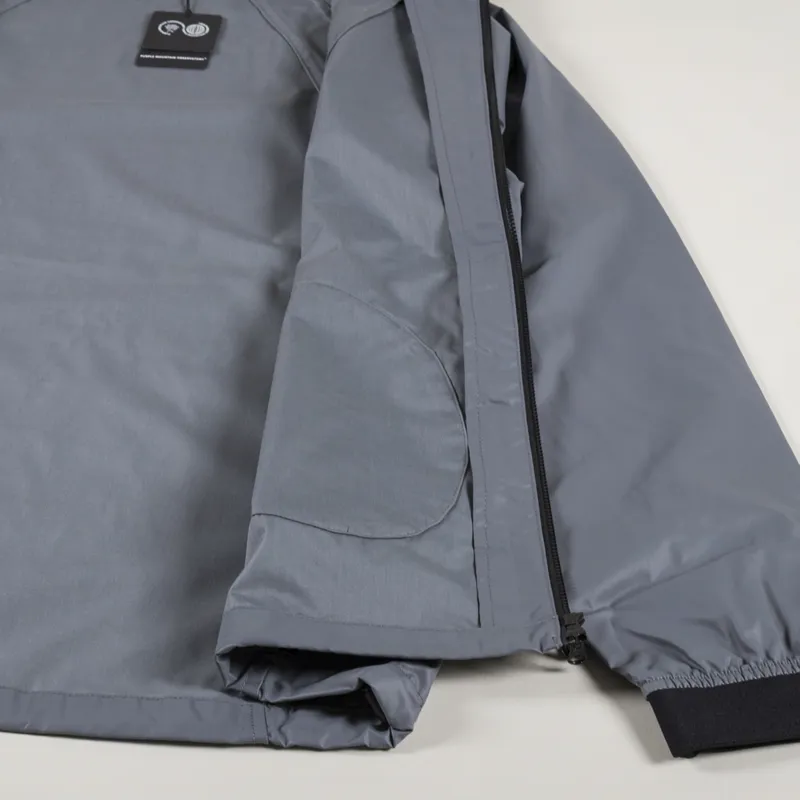 Purple Mountain Observatory Waxed Elements Waterproof Jacket Folkstone Grey-6