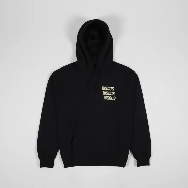 Bisous Skateboards Bisous x 3 Glitter Hoodie Black-1