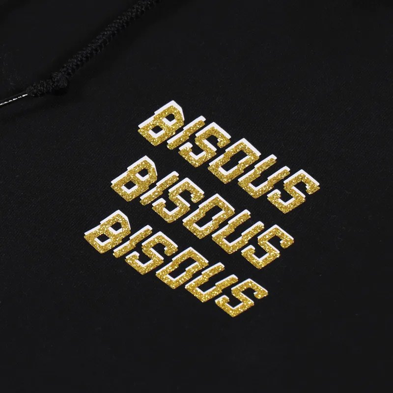 Bisous Skateboards Bisous x 3 Glitter Hoodie Black-5