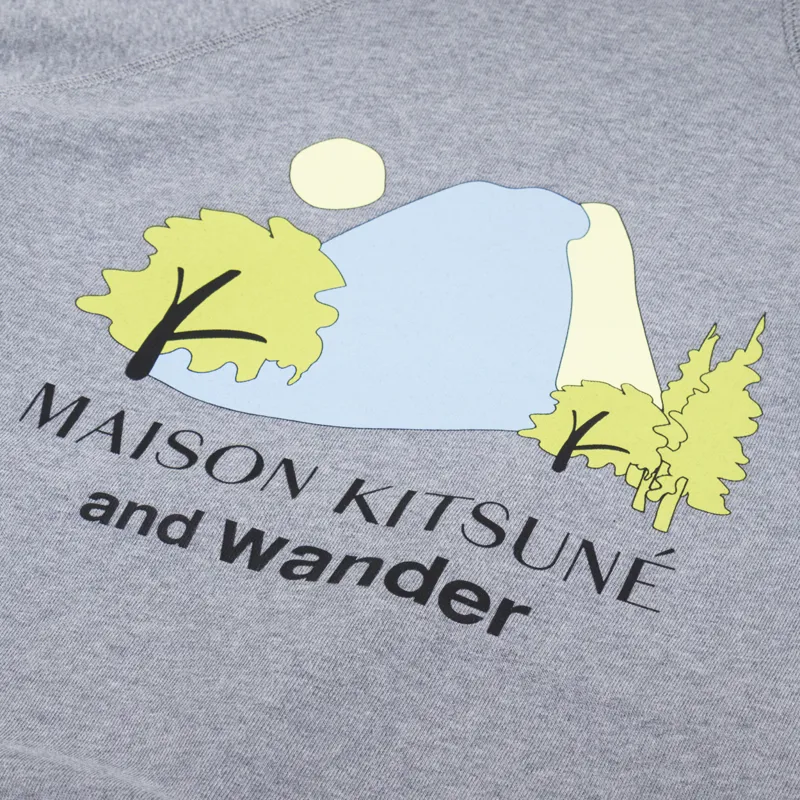 Maison Kitsune × and wander trak hoodie Maison Kitsune x And Wander Dry Cotton Hoodie - 574-3184905