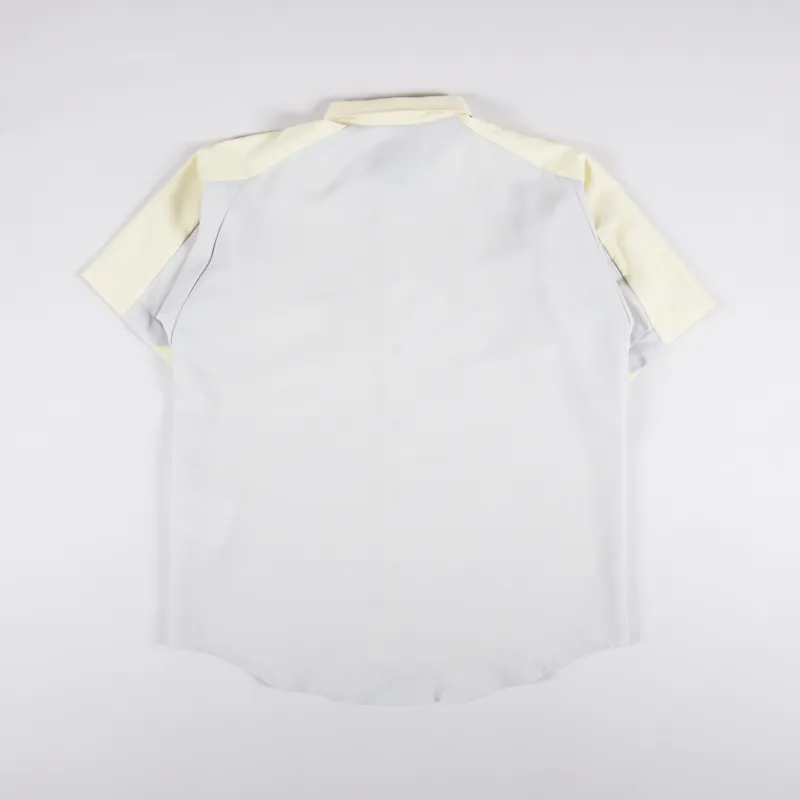 And Wander x Maison Kitsune Hiking Shirt Yellow-1