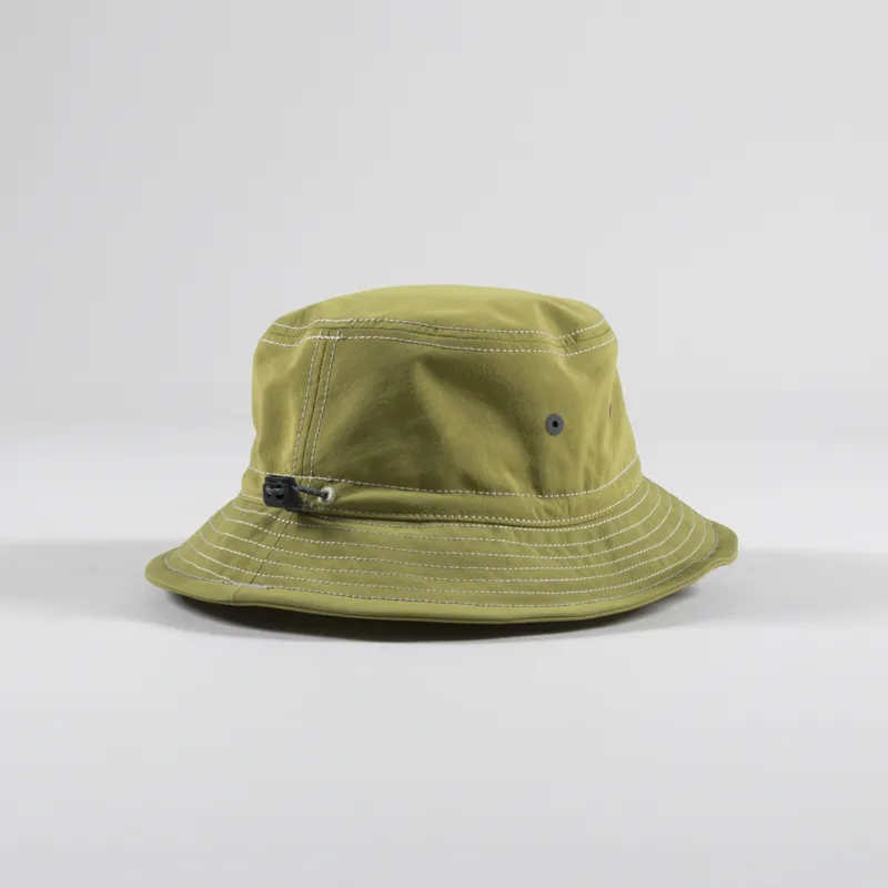 And Wander x Maison Kitsune Nylon Hat Green-1