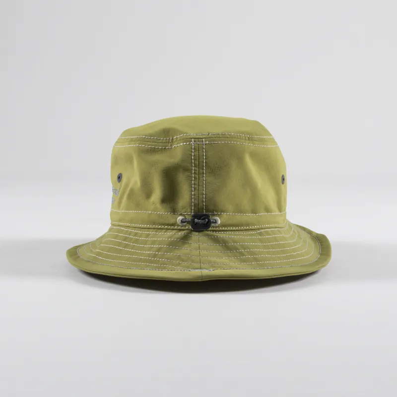 And Wander x Maison Kitsune Nylon Hat Green-3