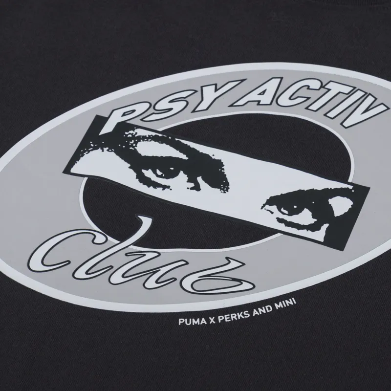 Puma x Perks and Mini Graphic T Shirt Black-2