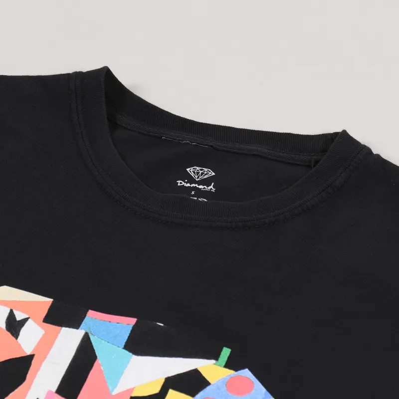 Diamond x Stuart Davis Diamond T Shirt Black-4