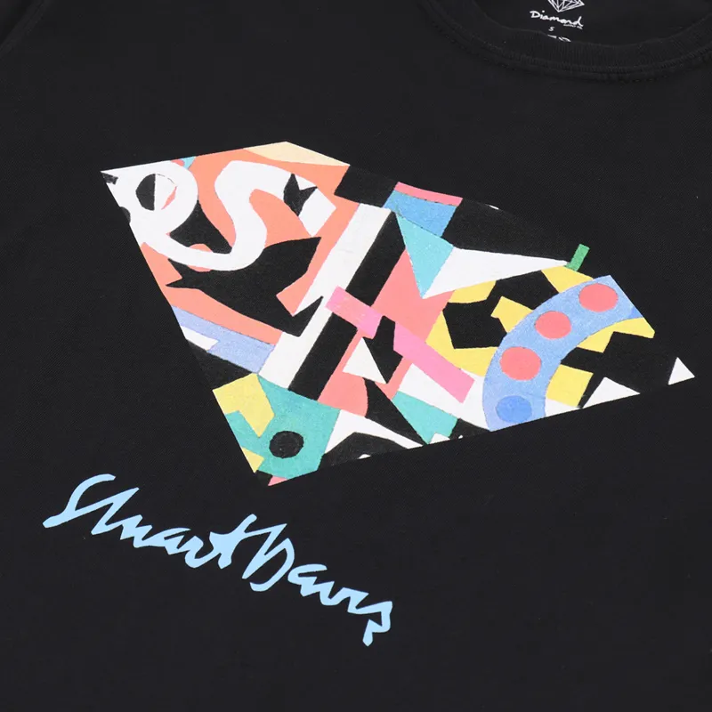 Diamond x Stuart Davis Diamond T Shirt Black-3