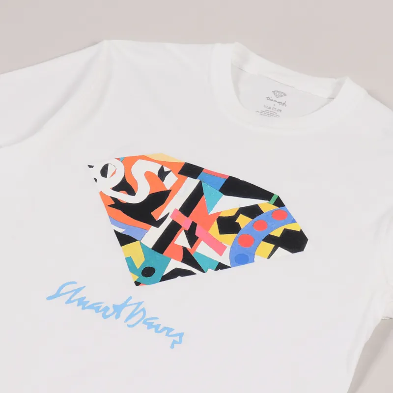Diamond x Stuart Davis Diamond T Shirt White-1