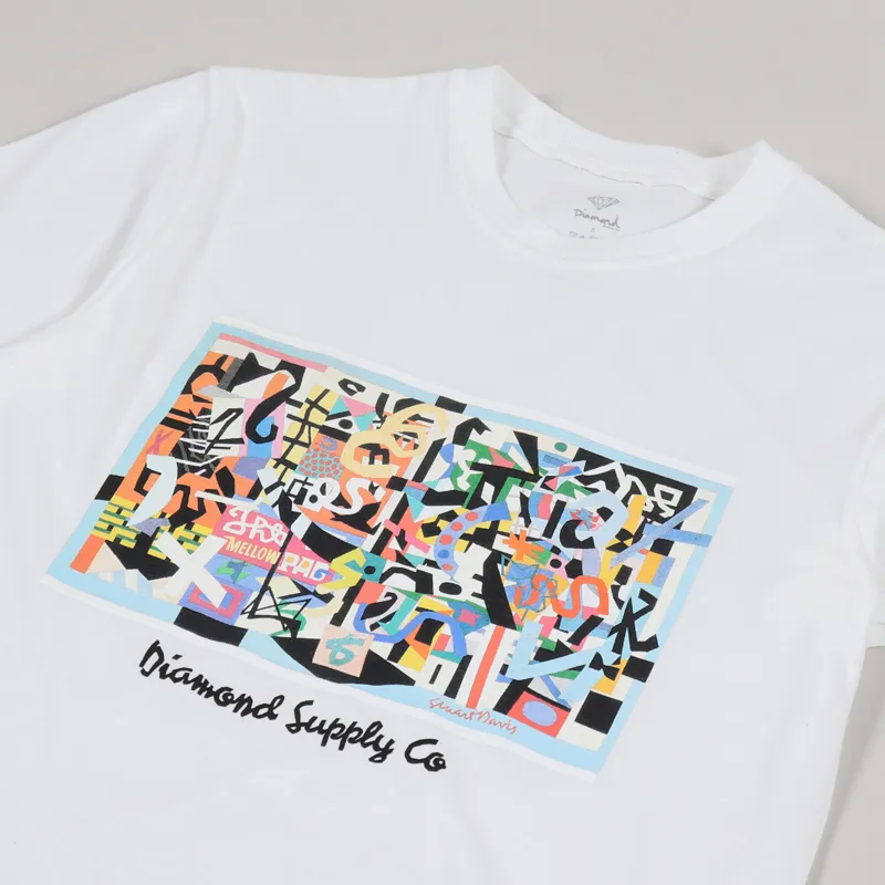 Diamond x Stuart Davis T Shirt White-1