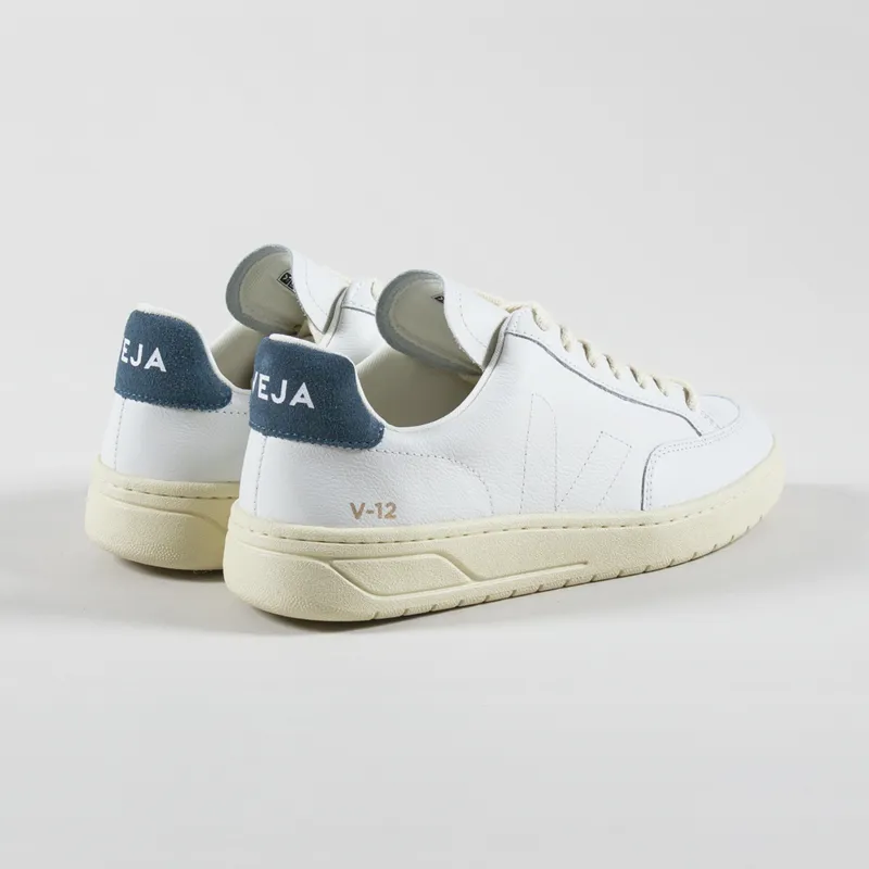 Veja Womens V-12 Stitch OT Leather Shoes Extra White California-1