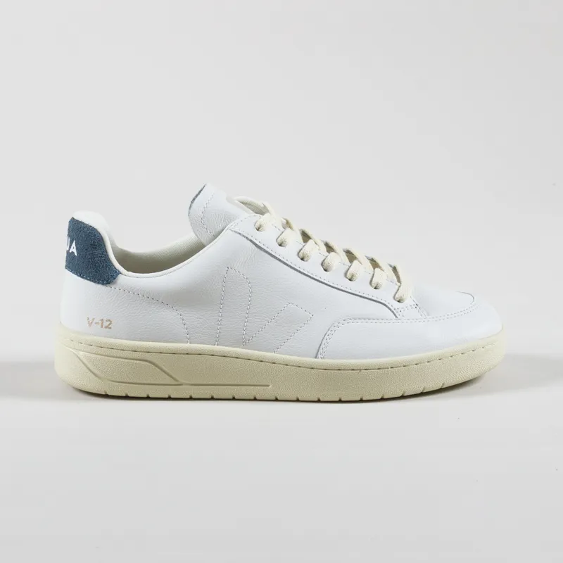 Veja V-12 Stitch OT Leather Shoes Extra White California-2