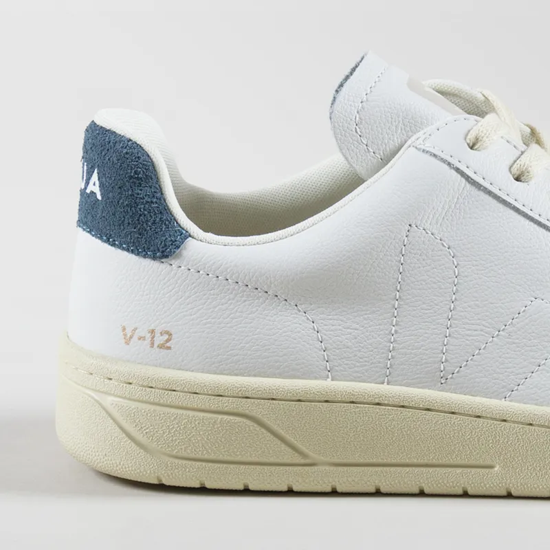 Veja V-12 Stitch OT Leather Shoes Extra White California-4