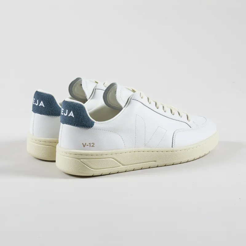Veja V-12 Stitch OT Leather Shoes Extra White California-1