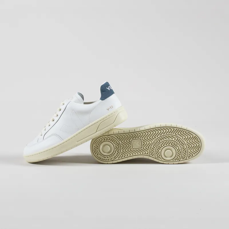 Veja V-12 Stitch OT Leather Shoes Extra White California-3