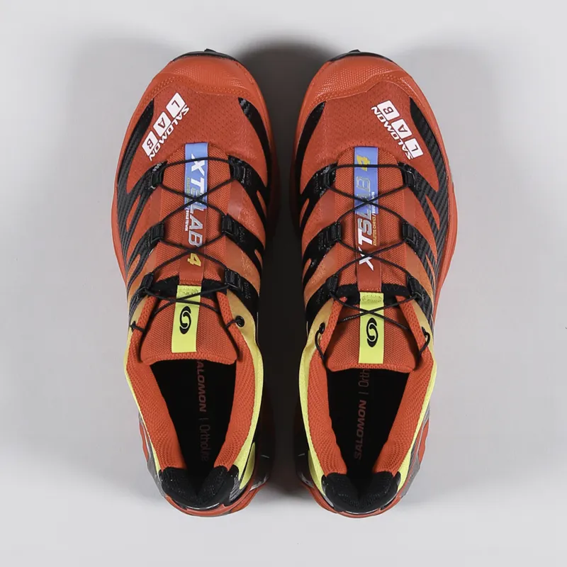 Salomon XT-4 OG Shoes Fiery Red Black Empire Yellow-1