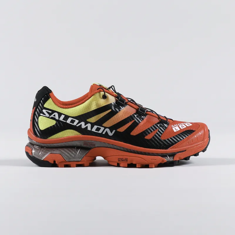 Salomon XT-4 OG Shoes Fiery Red Black Empire Yellow-4