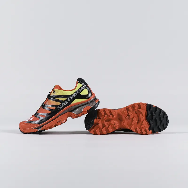 Salomon XT-4 OG Shoes Fiery Red Black Empire Yellow-2