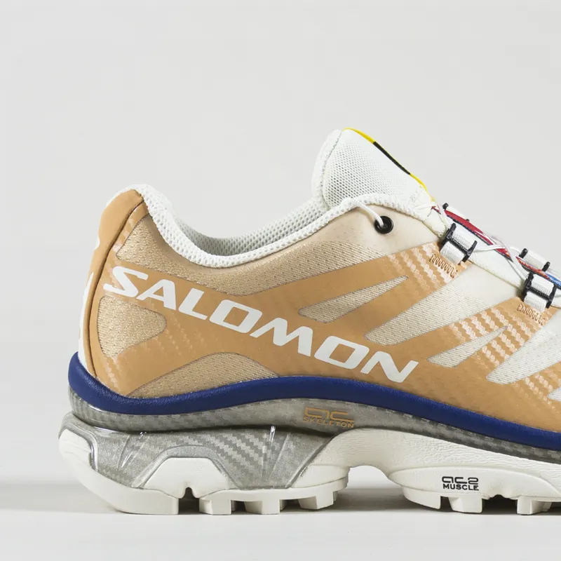 Salomon Mens Outdoor XT-4 Shoes Taffy Vanilla Ice Blue Print