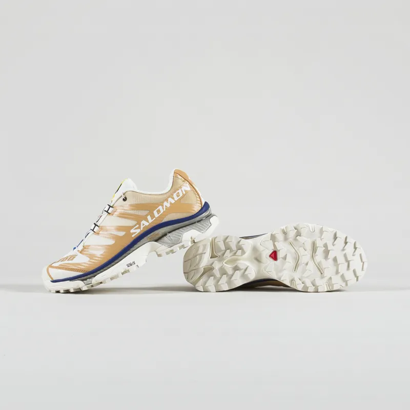 Salomon XT-4 Shoes Taffy Vanilla Ice Blue Print-4