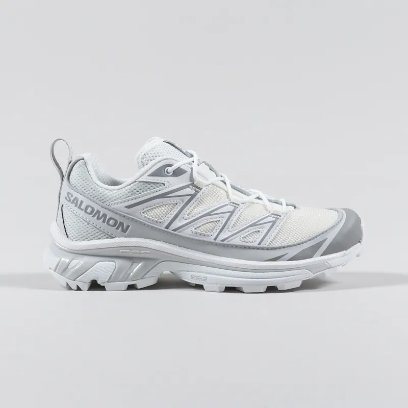 Salomon Womens XT-6 Expanse Shoes Vanilla Ice White Alloy-4