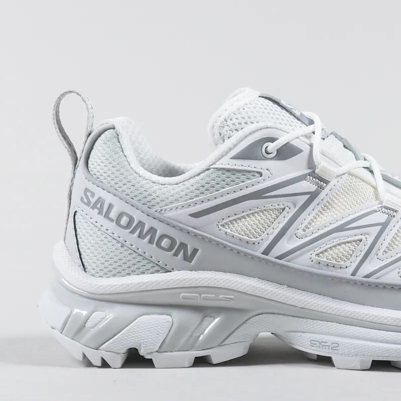 Salomon Womens XT-6 Expanse Shoes Vanilla Ice White Alloy-5