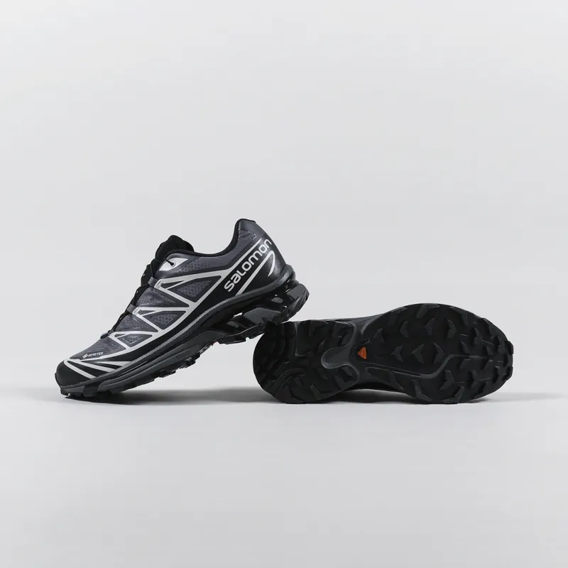Salomon Mens Outdoor XT-6 Trainers Gore-Tex Shoes Black