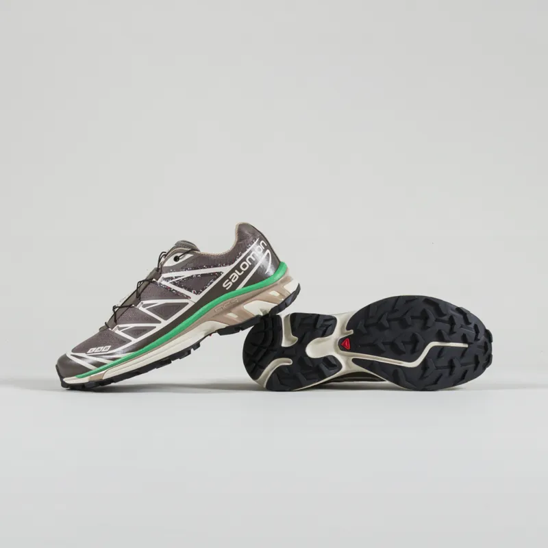 Salomon Mens XT-6 Mindful 2 Shoes Falcon Almond Milk Bright