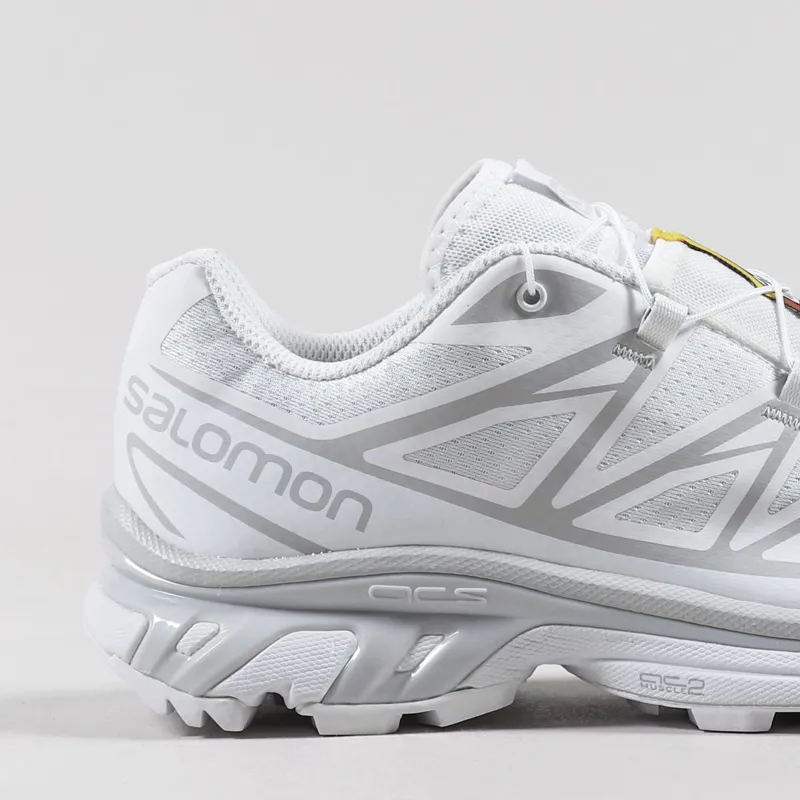 Salomon XT-6 Shoes White Lunar Rock-4