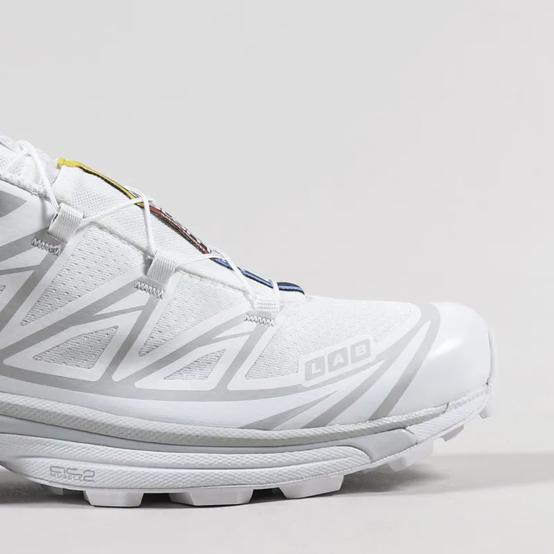 Salomon XT-6 Shoes White Lunar Rock-5