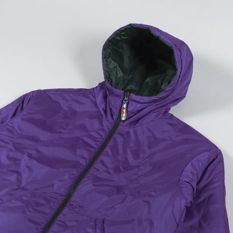 Manastash Y2K Reversible Hoodie Dark Green-7