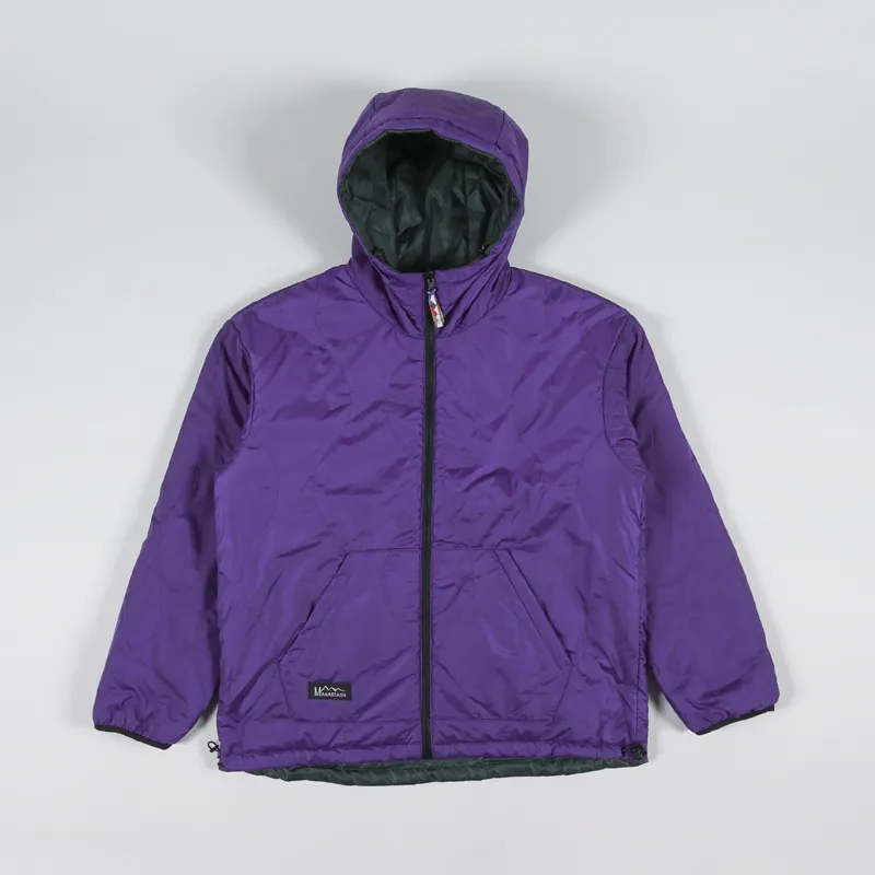 Manastash Y2K Reversible Hoodie Dark Green-1