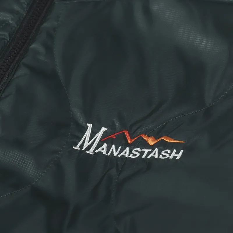 Manastash Y2K Reversible Hoodie Dark Green-9