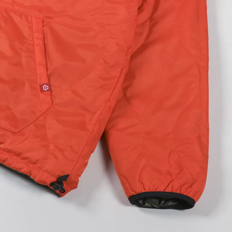 Manastash Y2K Reversible Hoodie Olive-12