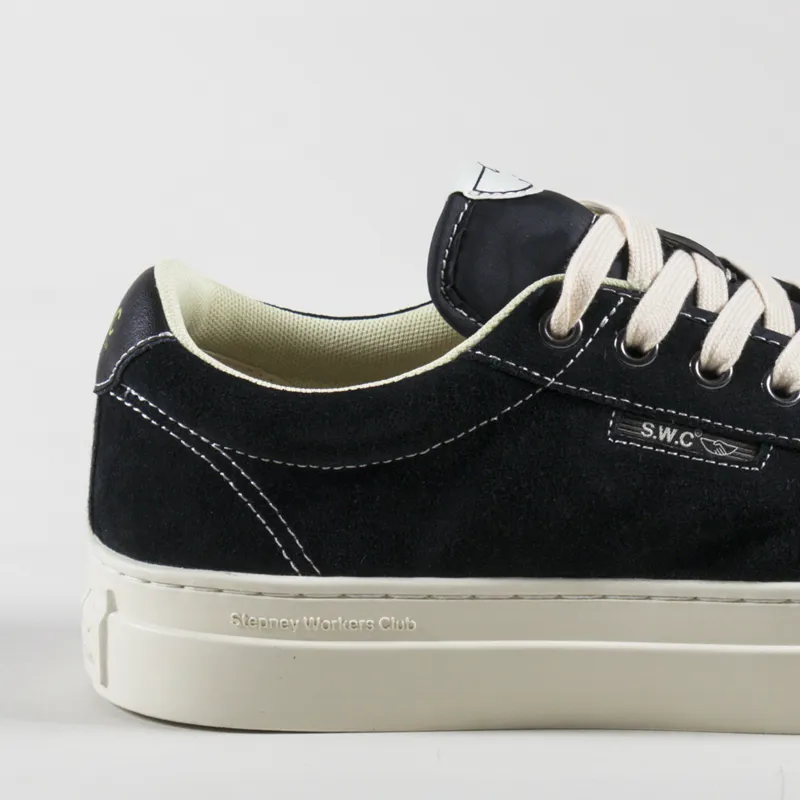 【STEPNEY WORKERS CLUB】DELLOW 02 CUP スニーカー DELLOW 02 CUP SUEDE BLACK – S.W.C - Stepney Workers Club
