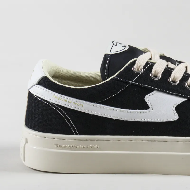 Stepney Workers Club Dellow S-Strike Cup Canvas Shoes Black White-3