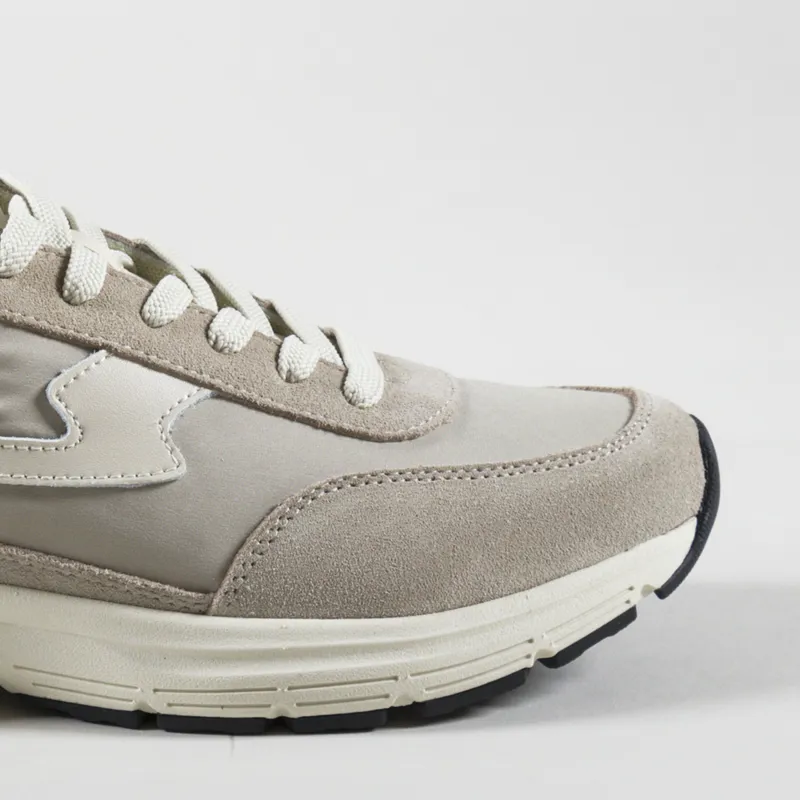 Stepney Workers Club Osier S-Strike Suede Mix Shoes Light Grey White-5