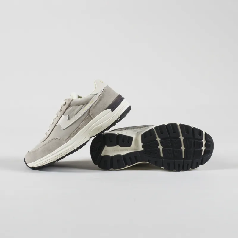 Stepney Workers Club Osier S-Strike Suede Mix Shoes Light Grey White-3