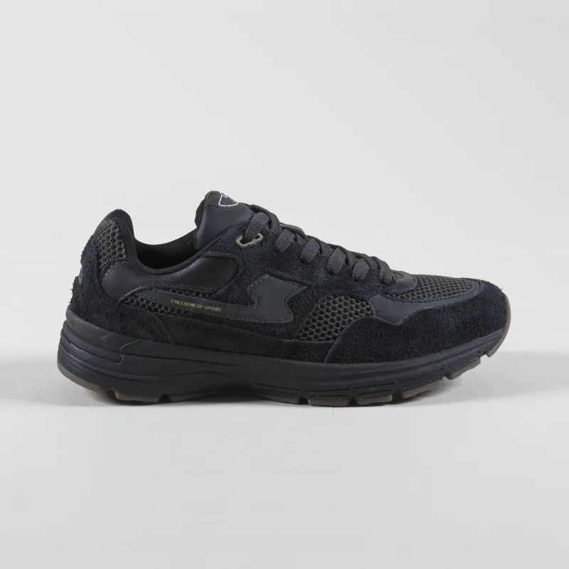 Stepney Workers Club Amiel S-Strike Geo-Merged Shoes Tech Black-2
