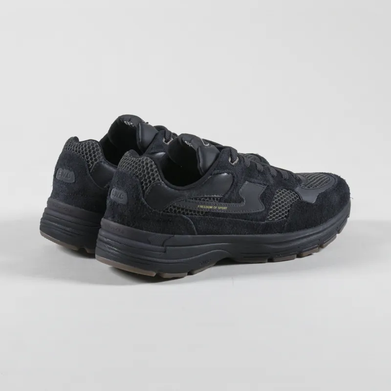 Stepney Workers Club Amiel S-Strike Geo-Merged Shoes Tech Black-1