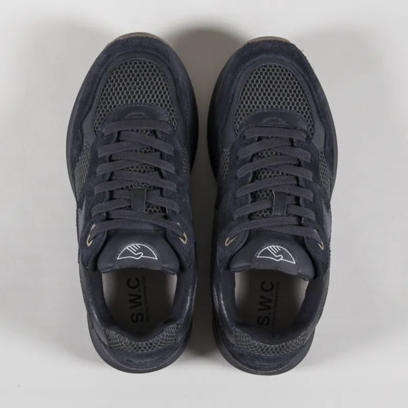 Stepney Workers Club Amiel S-Strike Geo-Merged Shoes Tech Black-6