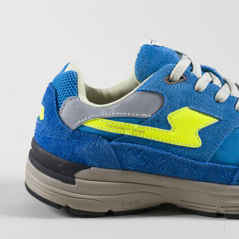 Stepney Workers Club Amiel S-Strike Geo-Merged Shoes Sport Blue-4