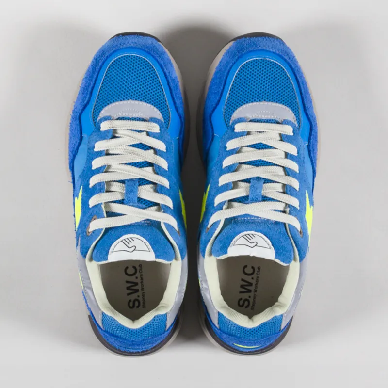 Stepney Workers Club Amiel S-Strike Geo-Merged Shoes Sport Blue-6