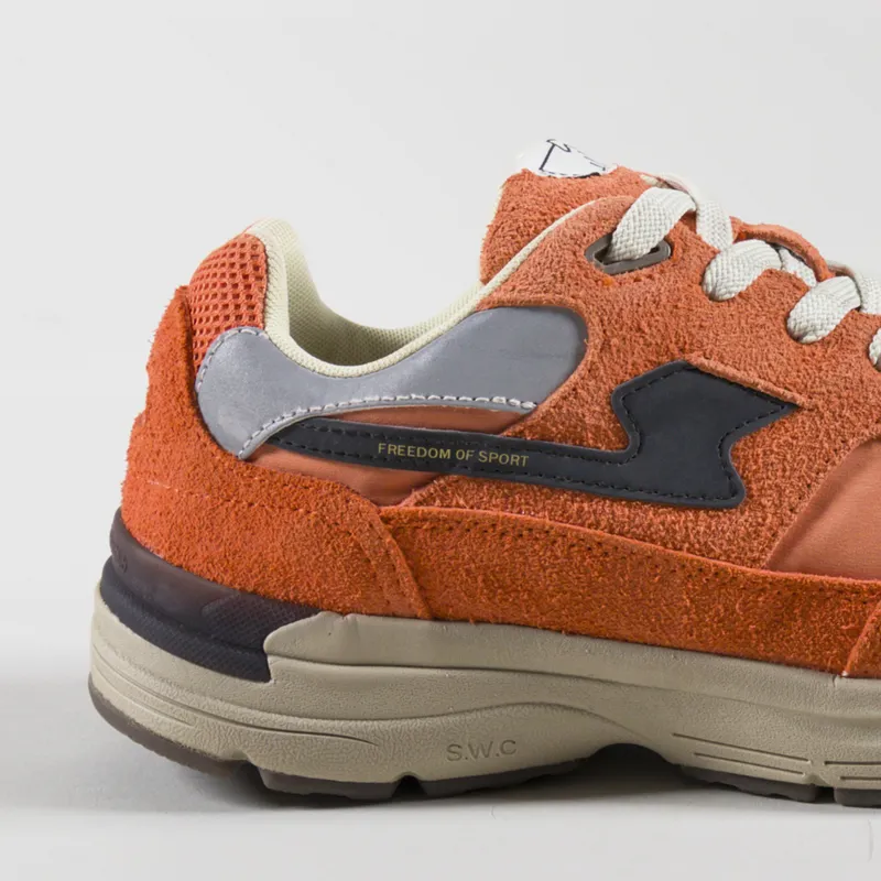 Stepney Workers Club Amiel S-Strike Geo-Merged Shoes Sport Orange-4