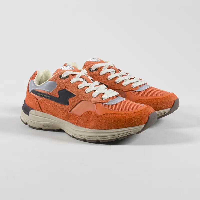 Stepney Workers Club Amiel S-Strike Geo-Merged Shoes Sport Orange